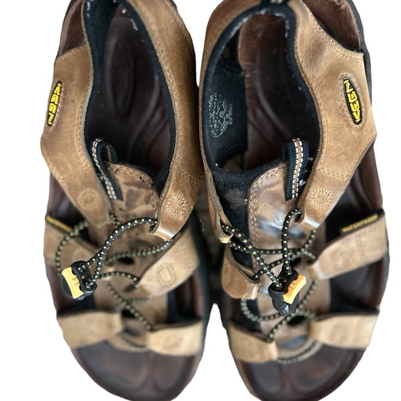 Keen Women's Sarasota Slingback Sandals Brown Leather Size 8.5 - Picture 4 of 10